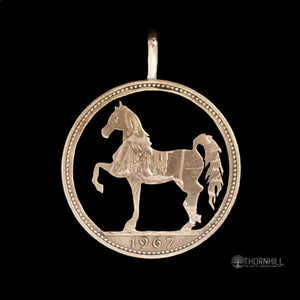 Dressage Horse - Coin Pendant