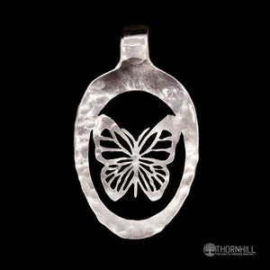 Monarch Butterfly - Spoon Pendant