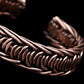 Plaited Copper Cuff Bracelet