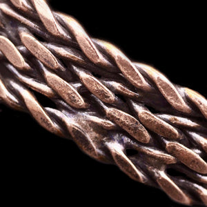 Woven Copper Cuff Bracelet