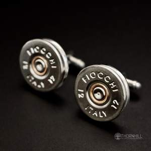 12 Bore Fiocchi Shotgun Cartridges Cufflinks