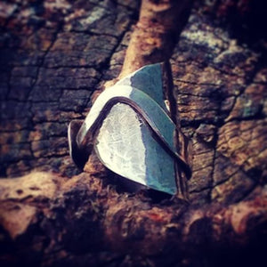 Solid Silver 1745 spoon Ring  - Spoon Ring 09