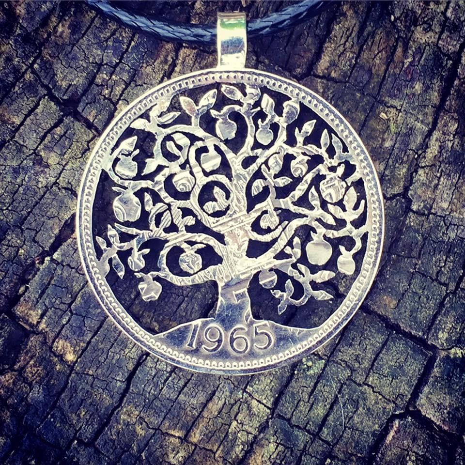 Apple sales tree necklace