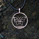 Celtic Butterfly - Coin Pendant