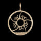 Celtic Sun - Coin Pendant