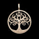Celtic Tree of Life coin pendant - Coin Pendant