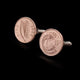 Irish Bird 1 Pence Cufflinks