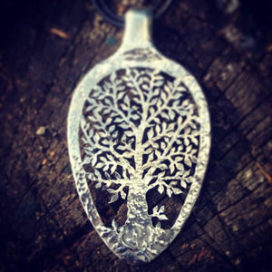 Oak Tree of Life - Spoon Pendant