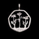 Field of Poppies - Coin Pendant
