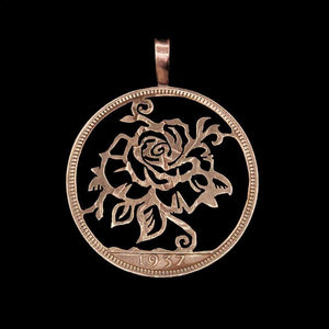 Summer Rose - Coin Pendant