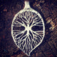 Symmetrical Leaf of Life - Spoon Pendant