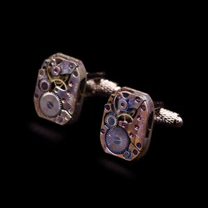 Watch Mechanism Cufflinks